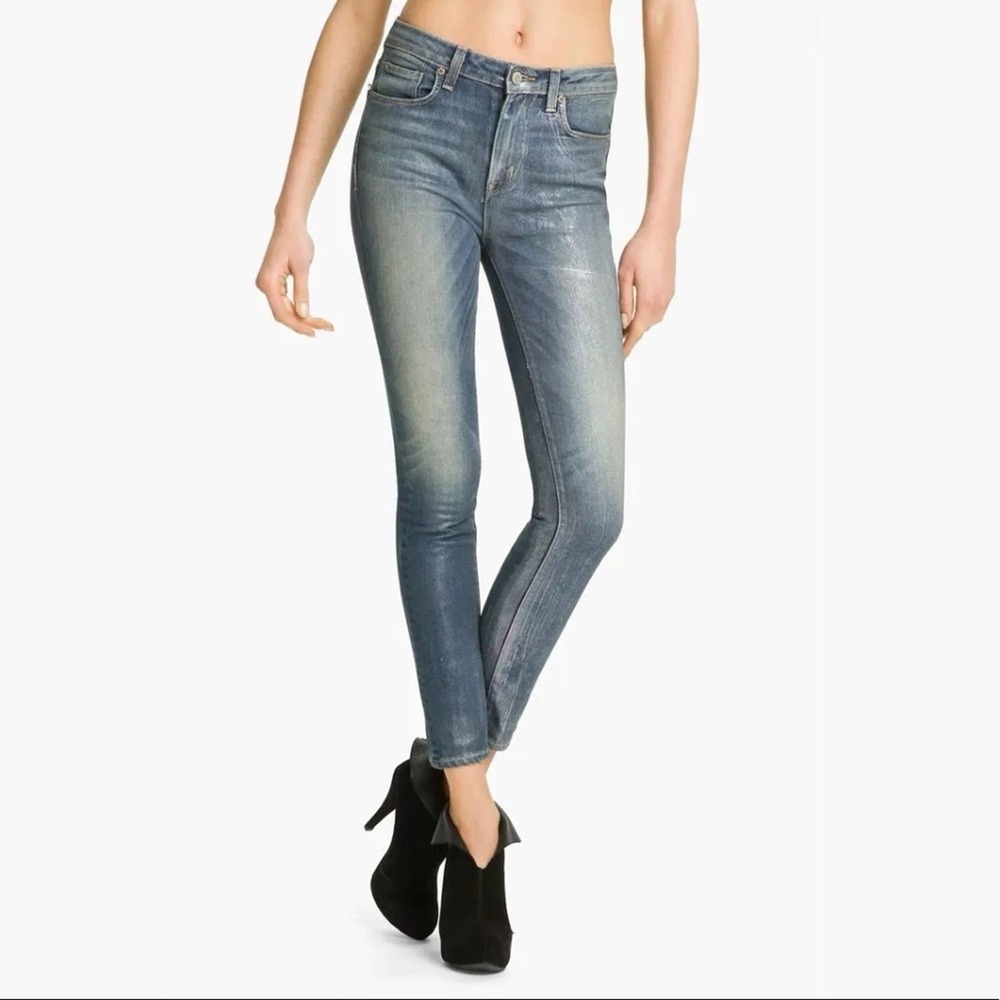Marc by Marc Jacobs Size 25 Sofie Cigarette Ankle Jean Vintage Pearl M1123907